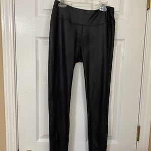 Athletic Works pleather leggings